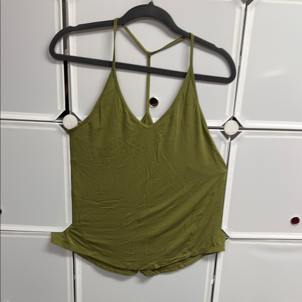 Lululemon Athletica Green Backless Camisole Top